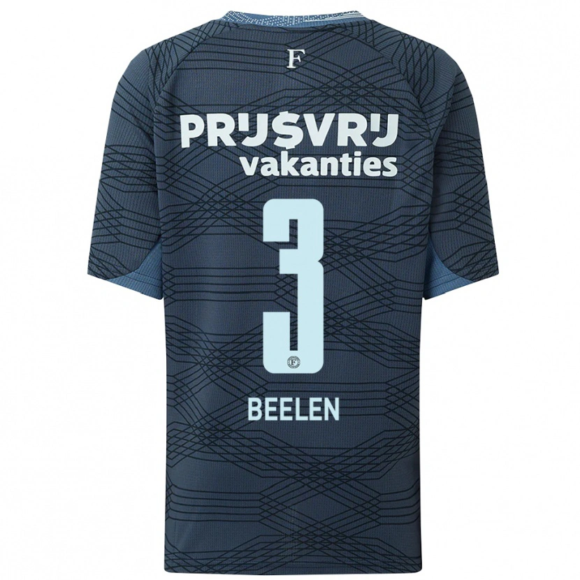 Danxen Dámské Thomas Beelen #3 Černá Šedá Daleko Hráčské Dresy 2025/26 Dres