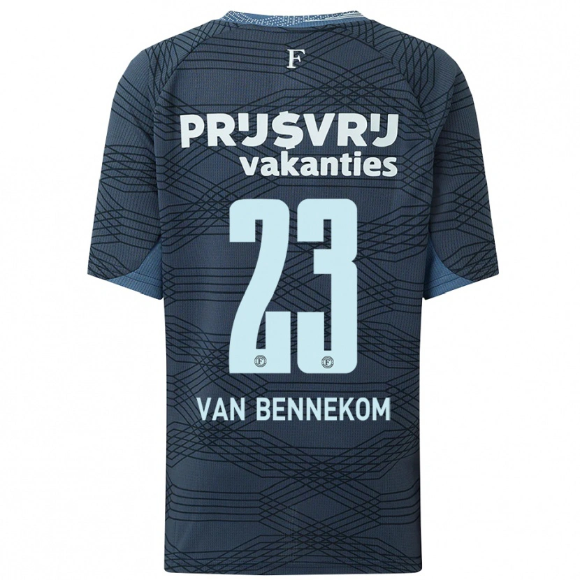 Danxen Dámské Duron Van Bennekom #23 Černá Šedá Daleko Hráčské Dresy 2025/26 Dres