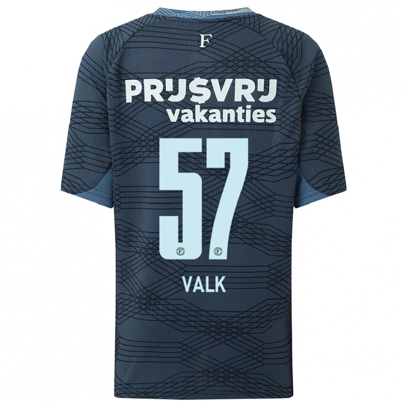 Danxen Dámské Sem Valk #57 Černá Šedá Daleko Hráčské Dresy 2025/26 Dres
