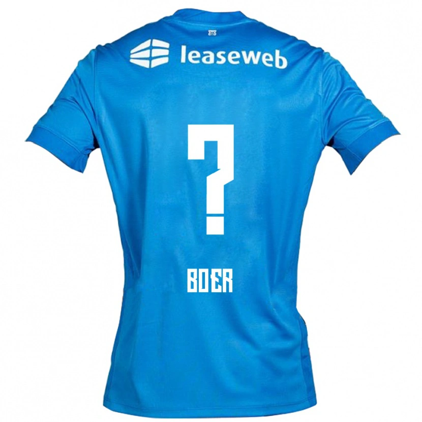 Danxen Dámské Lars Boer #0 Modrá Bílá Daleko Hráčské Dresy 2025/26 Dres