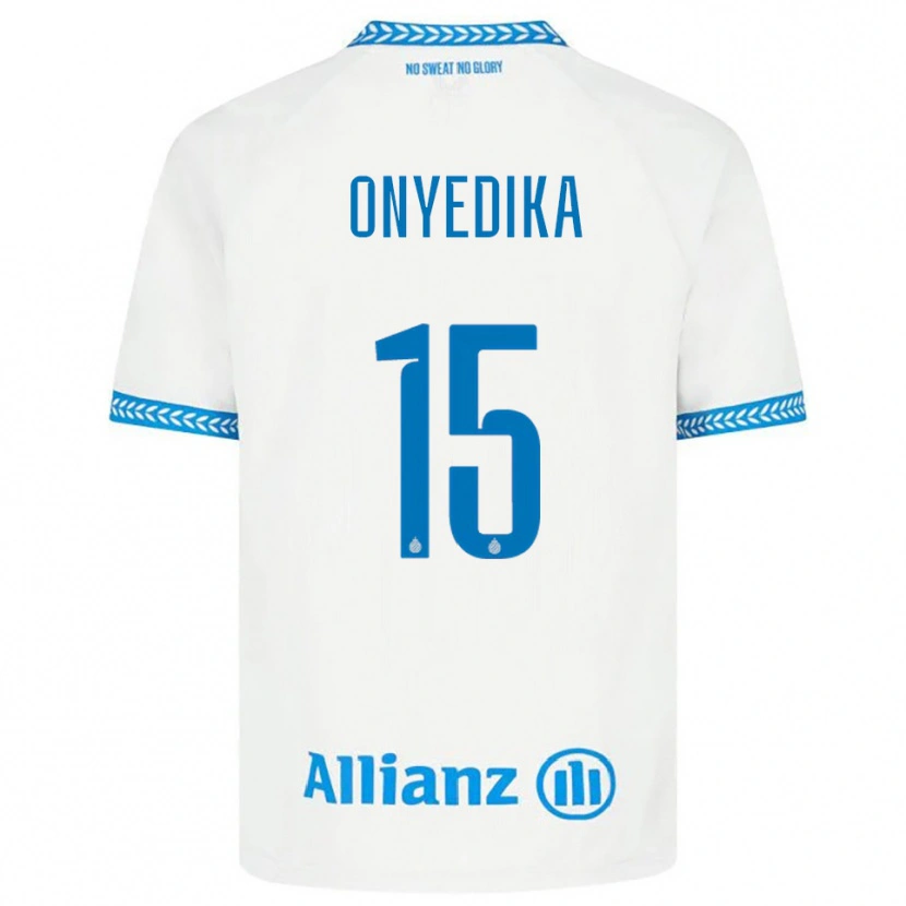 Danxen Dámské Raphael Onyedika #15 Modrá Bílá Daleko Hráčské Dresy 2025/26 Dres