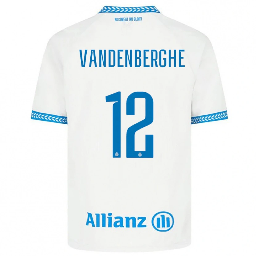 Danxen Dámské Xander Vandenberghe #12 Modrá Bílá Daleko Hráčské Dresy 2025/26 Dres