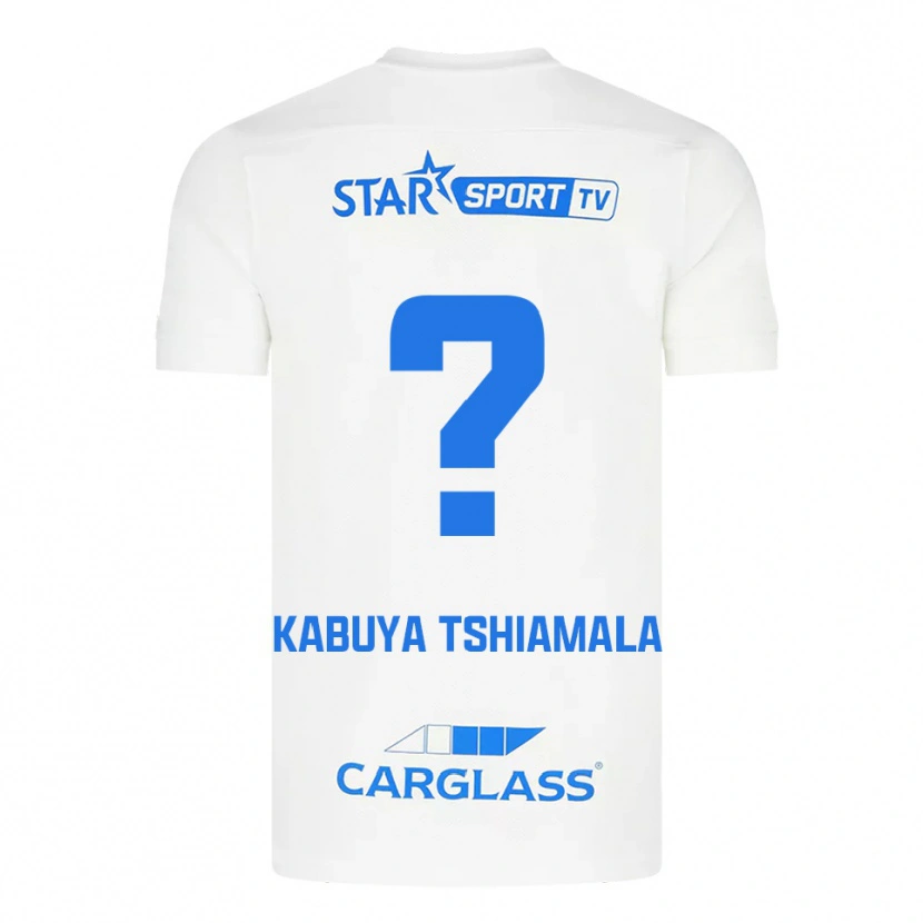 Danxen Dámské Lino Kabuya Tshiamala #0 Bílá Modrá Daleko Hráčské Dresy 2025/26 Dres