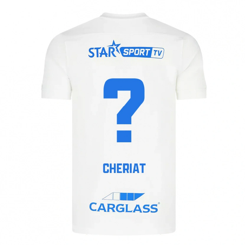 Danxen Dámské Rayan Cheriat #0 Bílá Modrá Daleko Hráčské Dresy 2025/26 Dres