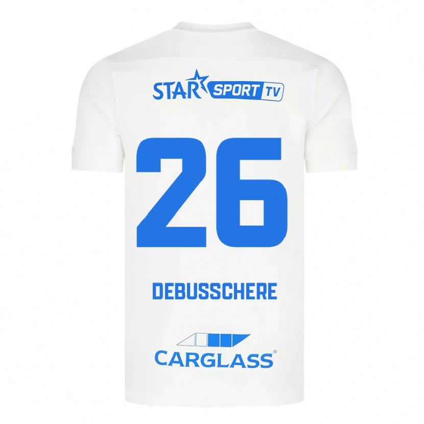 Danxen Dámské Vic Debusschere #26 Bílá Modrá Daleko Hráčské Dresy 2025/26 Dres