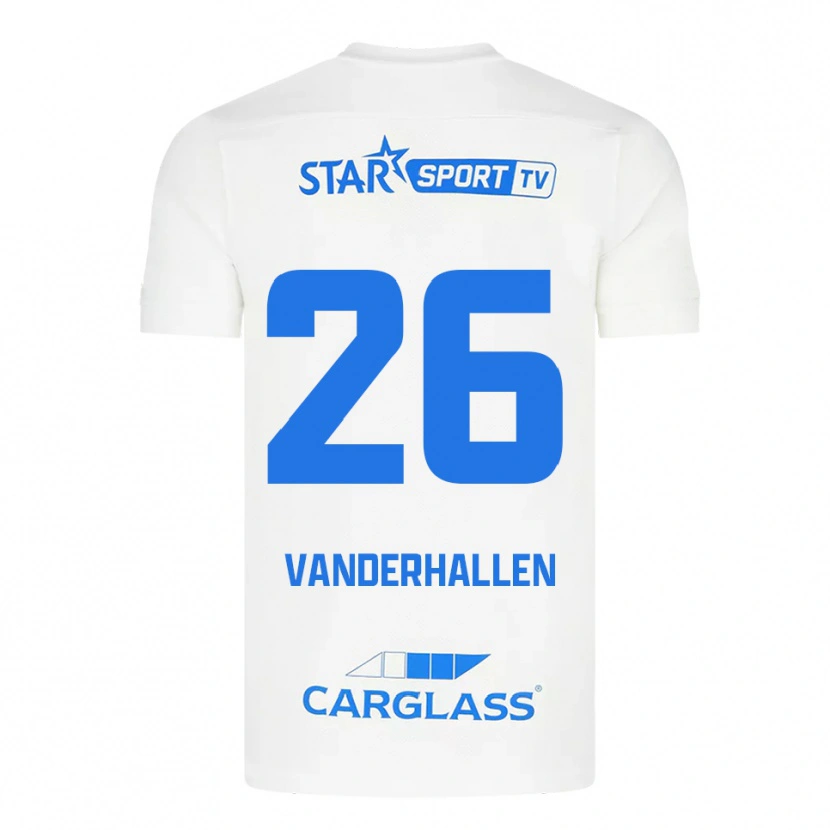 Danxen Dámské Yari Vanderhallen #26 Bílá Modrá Daleko Hráčské Dresy 2025/26 Dres