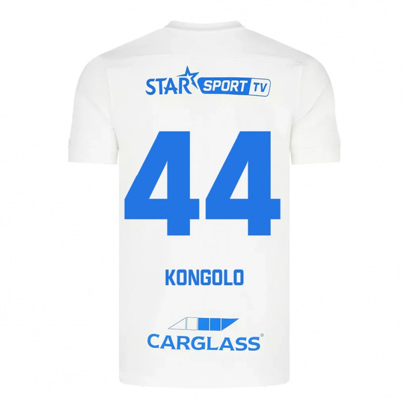 Danxen Dámské Josué Kongolo #44 Bílá Modrá Daleko Hráčské Dresy 2025/26 Dres