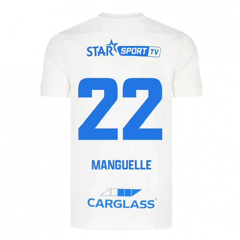 Danxen Dámské Brad Manguelle #22 Bílá Modrá Daleko Hráčské Dresy 2025/26 Dres