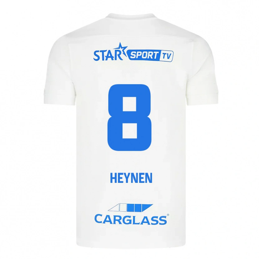 Danxen Dámské Bryan Heynen #8 Bílá Modrá Daleko Hráčské Dresy 2025/26 Dres
