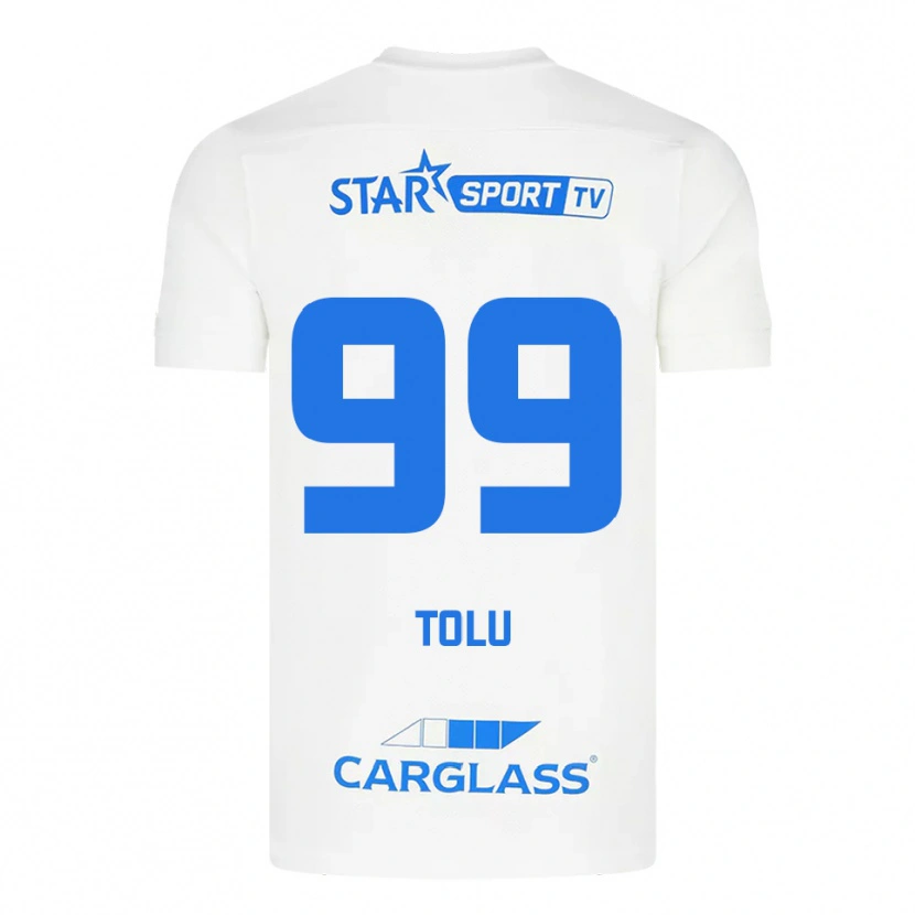 Danxen Dámské Tolu Arokodare #99 Bílá Modrá Daleko Hráčské Dresy 2025/26 Dres