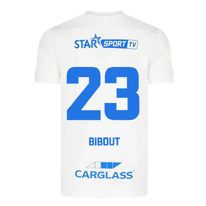 Danxen Dámské Aaron Bibout #23 Bílá Modrá Daleko Hráčské Dresy 2025/26 Dres