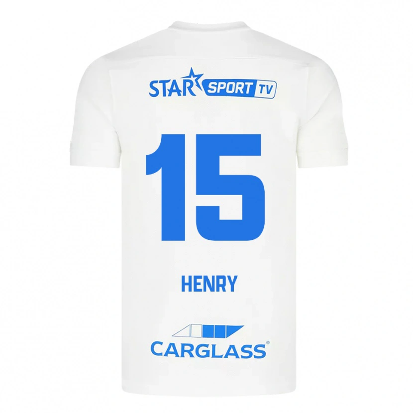 Danxen Dámské Zion Henry #15 Bílá Modrá Daleko Hráčské Dresy 2025/26 Dres