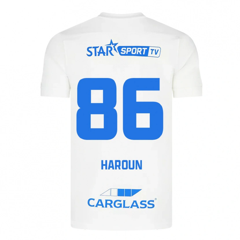 Danxen Dámské Kenan Haroun #86 Bílá Modrá Daleko Hráčské Dresy 2025/26 Dres