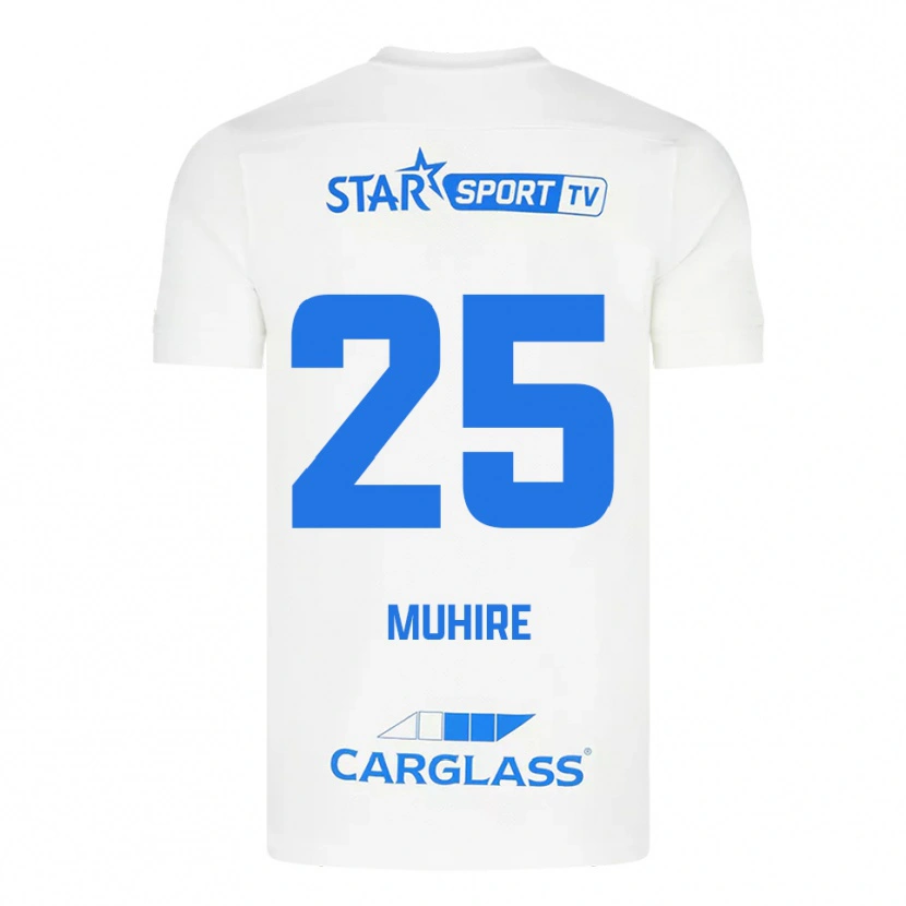 Danxen Dámské Ian-Confiance Muhire #25 Bílá Modrá Daleko Hráčské Dresy 2025/26 Dres