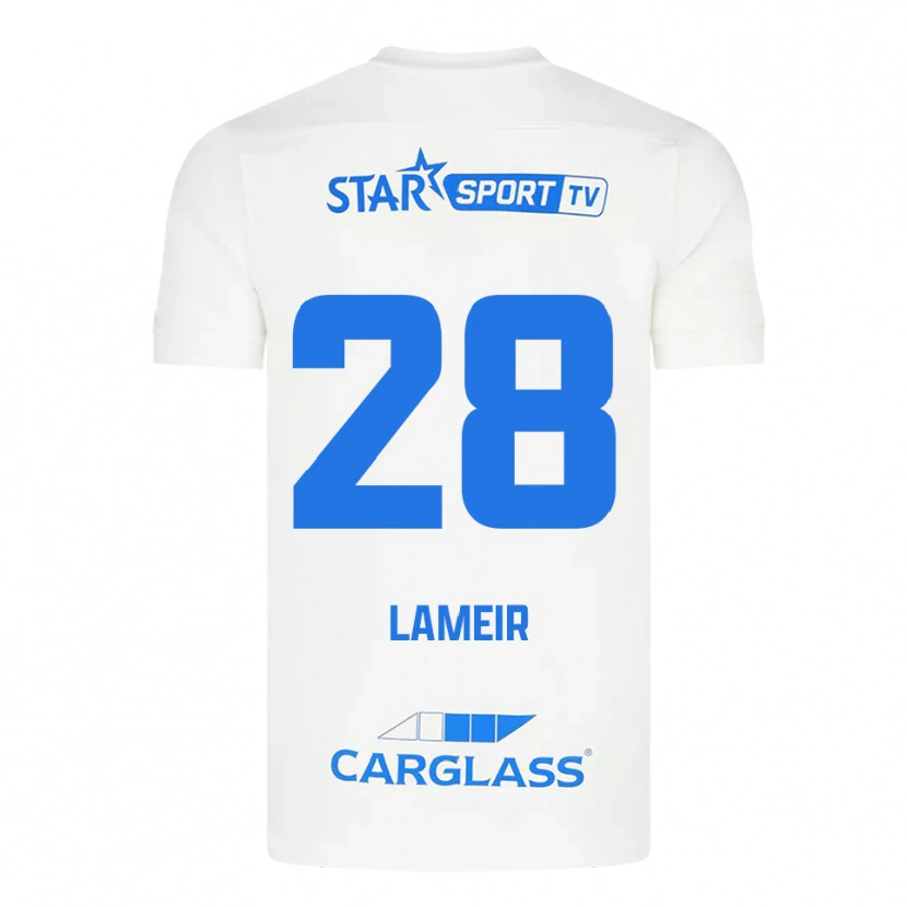 Danxen Dámské Tess Lameir #28 Bílá Modrá Daleko Hráčské Dresy 2025/26 Dres