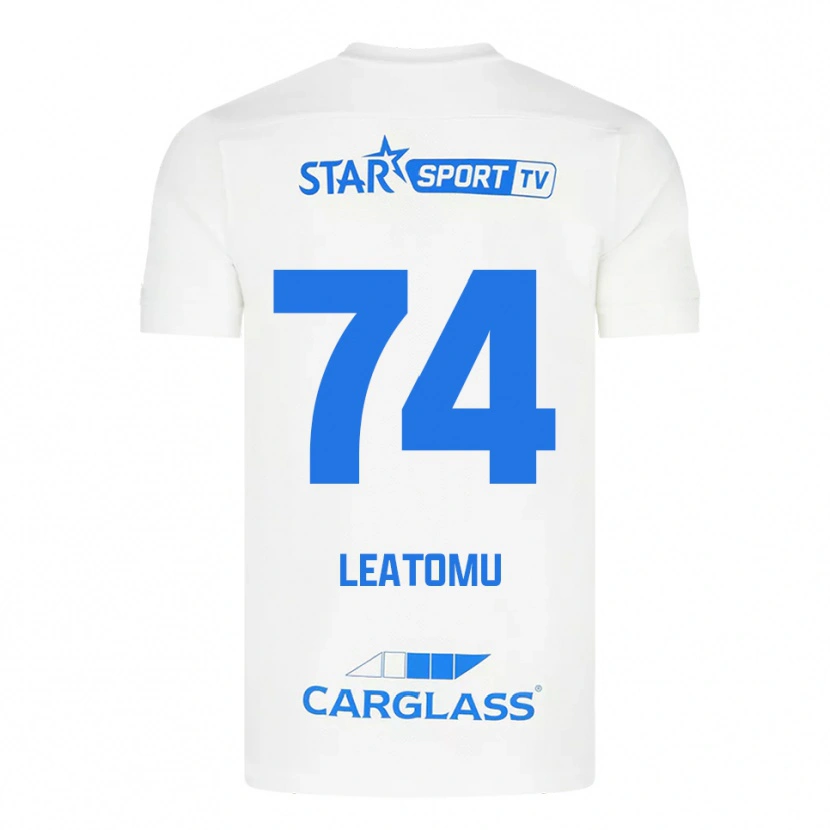 Danxen Dámské Noa Leatomu #74 Bílá Modrá Daleko Hráčské Dresy 2025/26 Dres