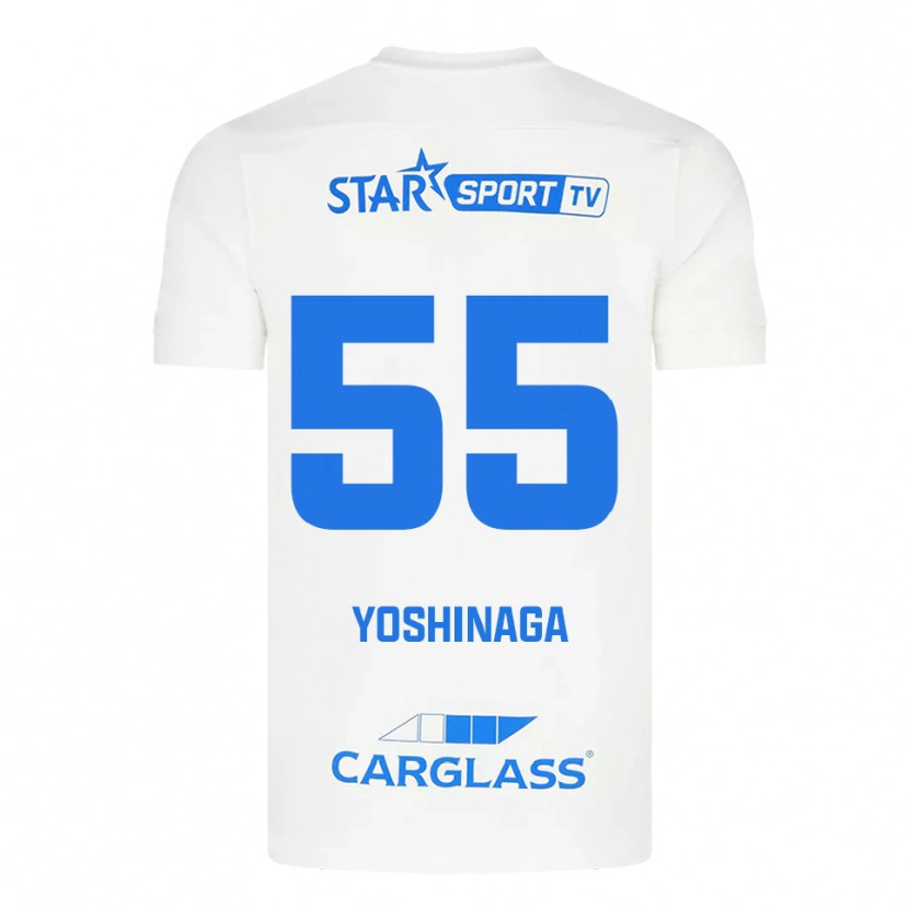 Danxen Dámské Yumeki Yoshinaga #55 Bílá Modrá Daleko Hráčské Dresy 2025/26 Dres