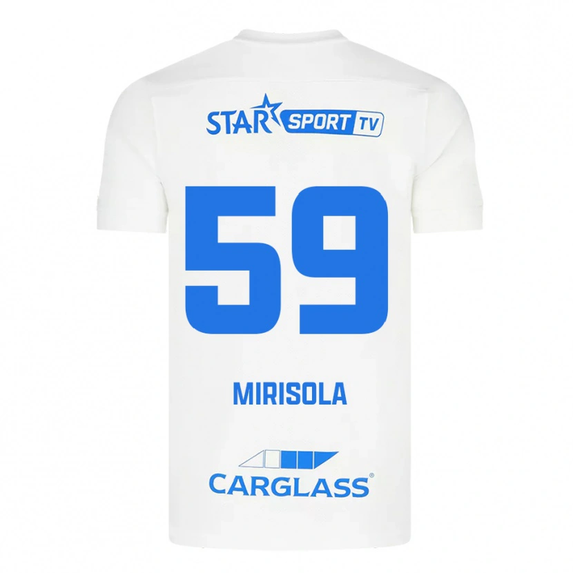 Danxen Dámské Robin Mirisola #59 Bílá Modrá Daleko Hráčské Dresy 2025/26 Dres