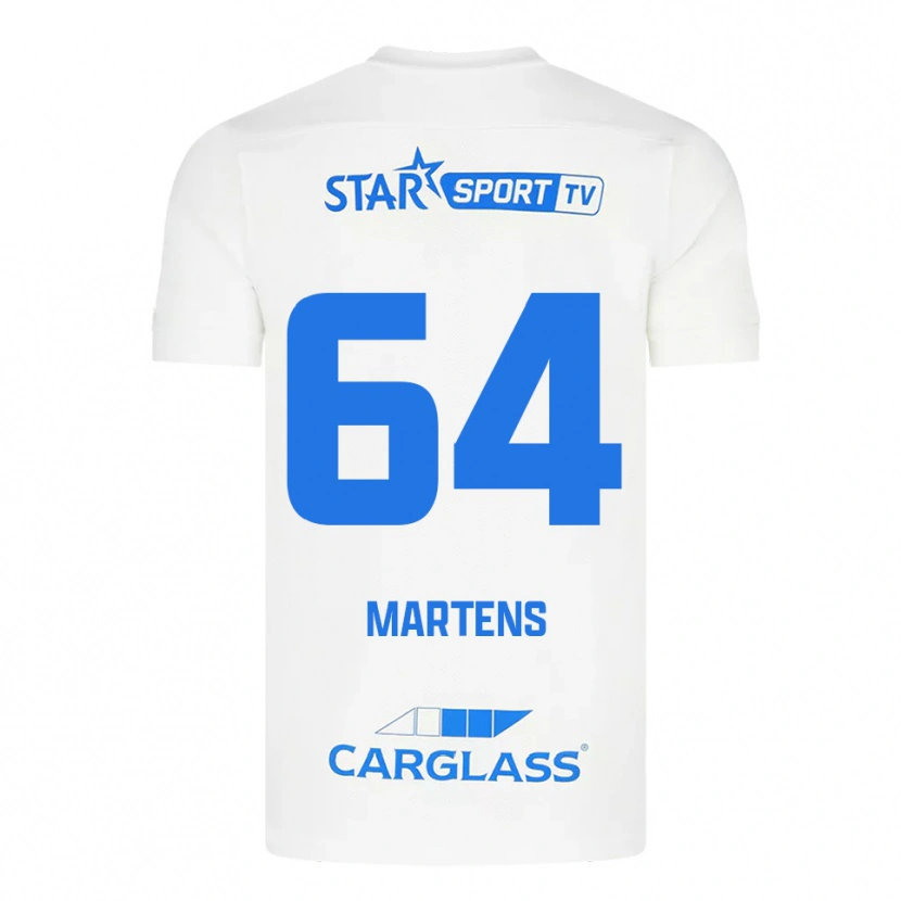 Danxen Dámské Nolan Martens #64 Bílá Modrá Daleko Hráčské Dresy 2025/26 Dres