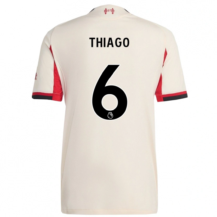 Danxen Dámské Thiago #6 Bílá Černá Daleko Hráčské Dresy 2025/26 Dres