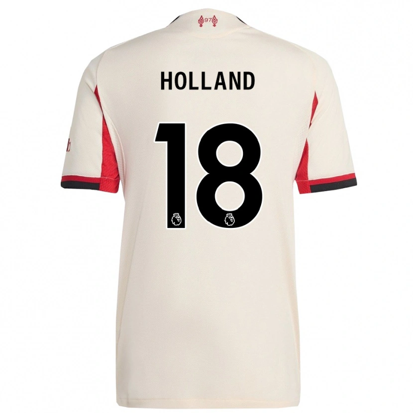 Danxen Dámské Ceri Holland #18 Bílá Černá Daleko Hráčské Dresy 2025/26 Dres