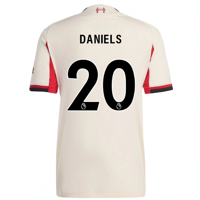 Danxen Dámské Yana Daniels #20 Bílá Černá Daleko Hráčské Dresy 2025/26 Dres