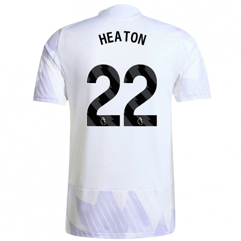 Danxen Dámské Tom Heaton #22 Bílá Fialová Fialová Daleko Hráčské Dresy 2025/26 Dres