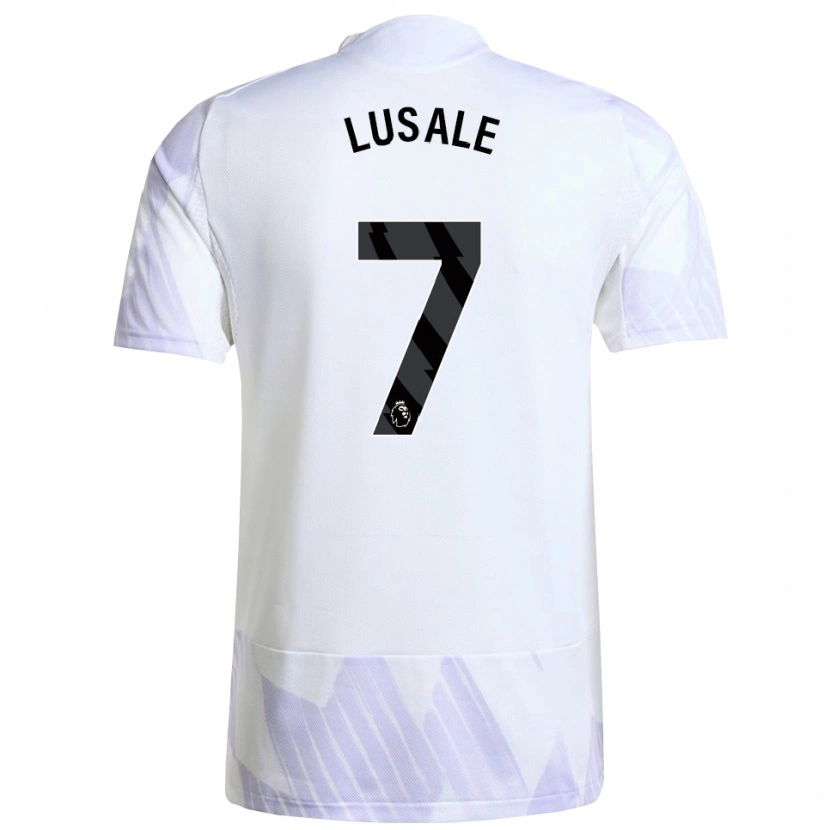 Danxen Dámské Samuel Lusale #7 Bílá Fialová Fialová Daleko Hráčské Dresy 2025/26 Dres