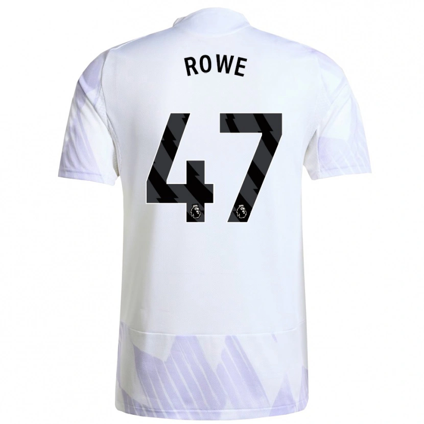 Danxen Dámské Tommy Rowe #47 Bílá Fialová Fialová Daleko Hráčské Dresy 2025/26 Dres