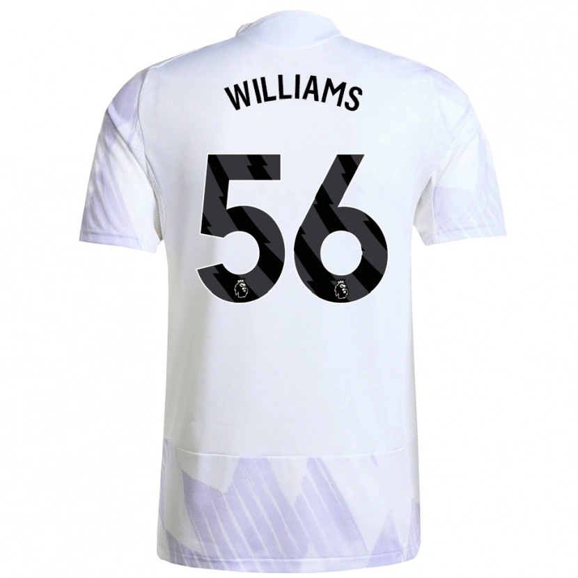 Danxen Dámské Ethan Williams #56 Bílá Fialová Fialová Daleko Hráčské Dresy 2025/26 Dres