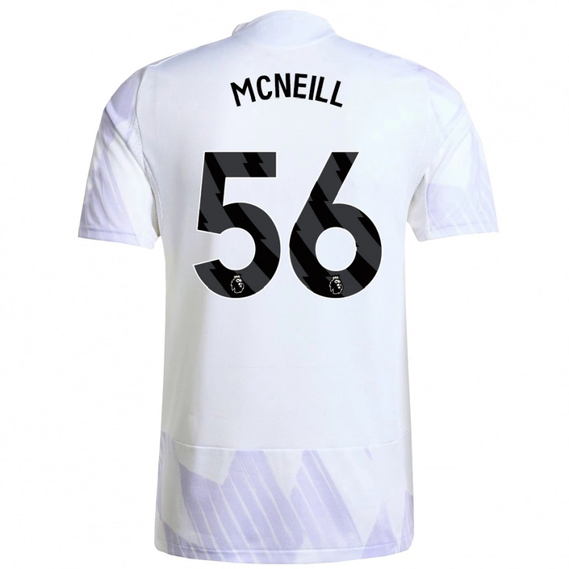 Danxen Dámské Charlie Mcneill #56 Bílá Fialová Fialová Daleko Hráčské Dresy 2025/26 Dres