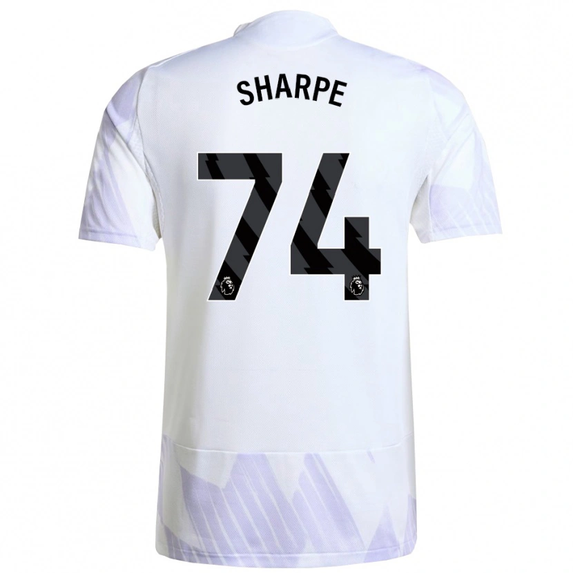 Danxen Dámské Malachi Sharpe #74 Bílá Fialová Fialová Daleko Hráčské Dresy 2025/26 Dres