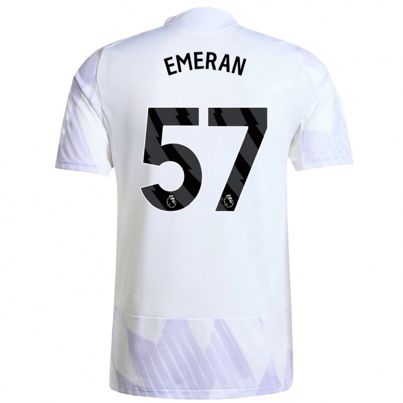 Danxen Dámské Noam Emeran #57 Bílá Fialová Fialová Daleko Hráčské Dresy 2025/26 Dres