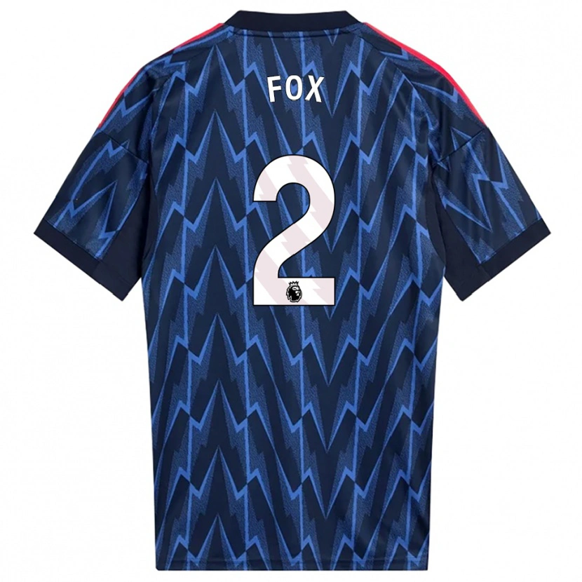 Danxen Dámské Emily Fox #2 Tmavě Modrá Červená Daleko Hráčské Dresy 2025/26 Dres