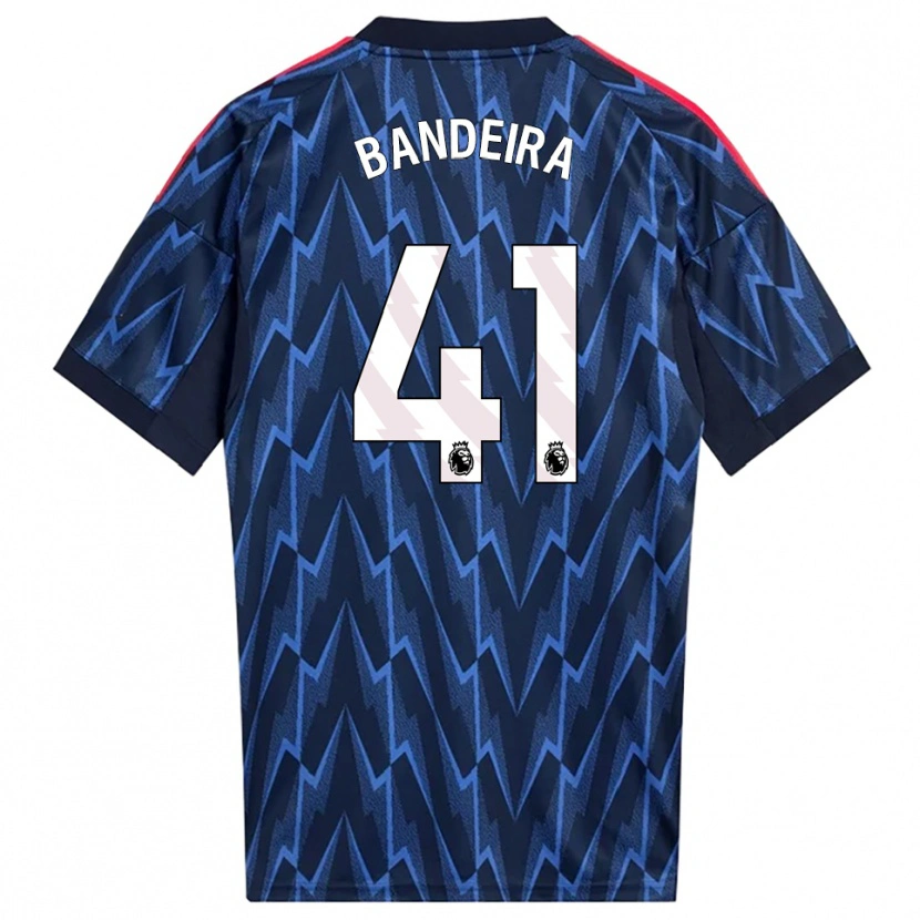Danxen Dámské Mauro Bandeira #41 Tmavě Modrá Červená Daleko Hráčské Dresy 2025/26 Dres