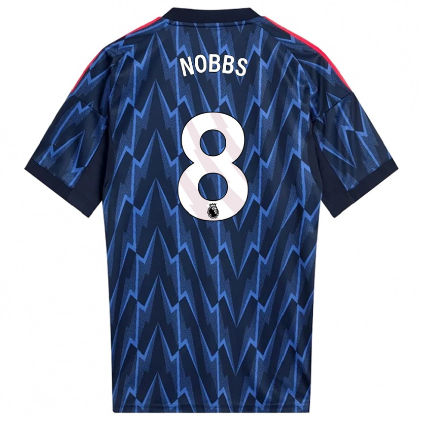 Danxen Dámské Nobbs #8 Tmavě Modrá Červená Daleko Hráčské Dresy 2025/26 Dres