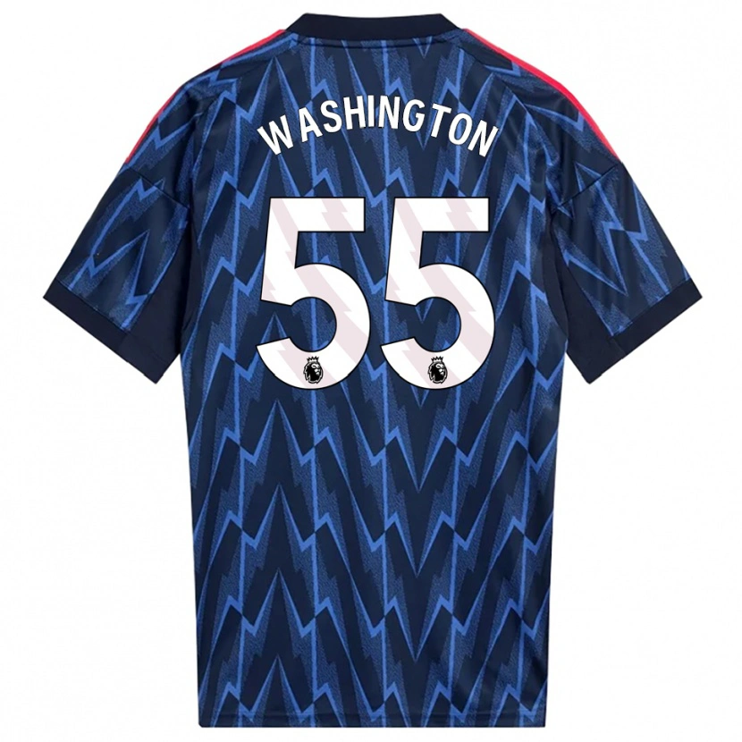 Danxen Dámské Marcell Washington #55 Tmavě Modrá Červená Daleko Hráčské Dresy 2025/26 Dres