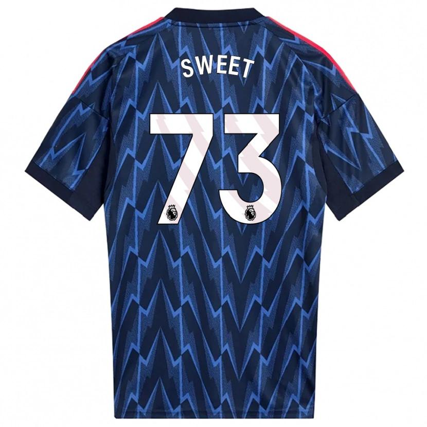 Danxen Dámské James Sweet #73 Tmavě Modrá Červená Daleko Hráčské Dresy 2025/26 Dres