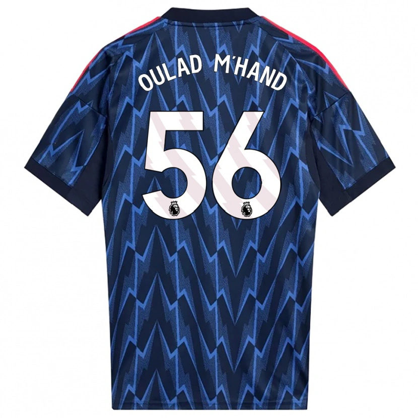 Danxen Dámské Salah-Eddine Oulad M'hand #56 Tmavě Modrá Červená Daleko Hráčské Dresy 2025/26 Dres