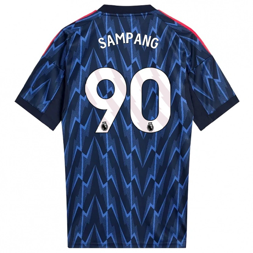 Danxen Dámské Saurap Sampang #90 Tmavě Modrá Červená Daleko Hráčské Dresy 2025/26 Dres