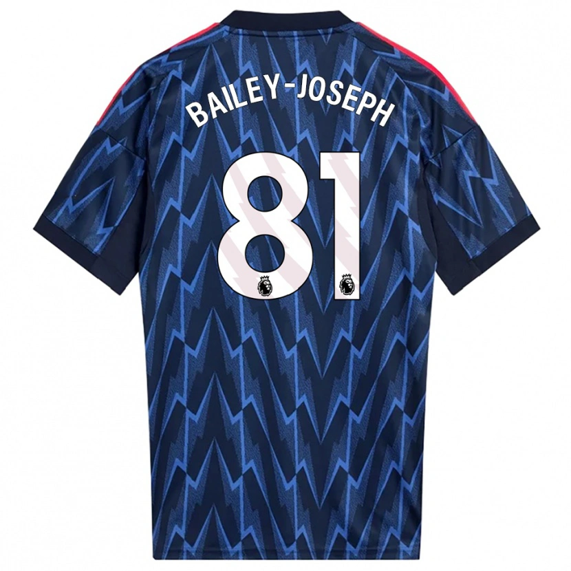 Danxen Dámské Brando Bailey-Joseph #81 Tmavě Modrá Červená Daleko Hráčské Dresy 2025/26 Dres