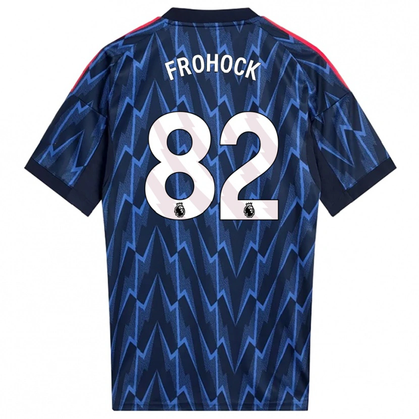 Danxen Dámské Marley Frohock #82 Tmavě Modrá Červená Daleko Hráčské Dresy 2025/26 Dres