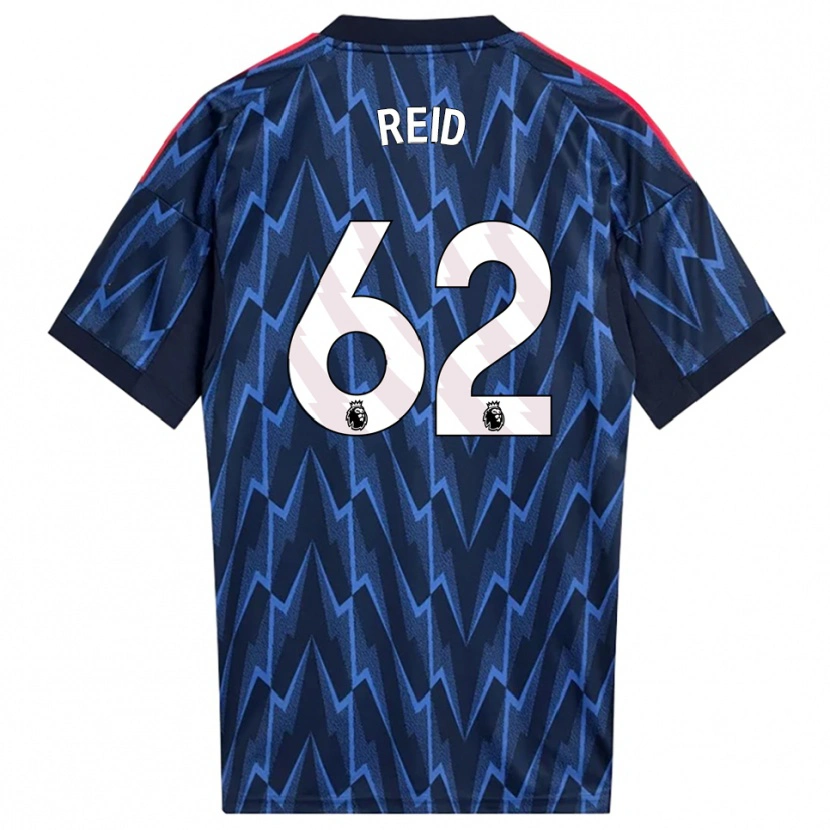 Danxen Dámské Katie Reid #62 Tmavě Modrá Červená Daleko Hráčské Dresy 2025/26 Dres