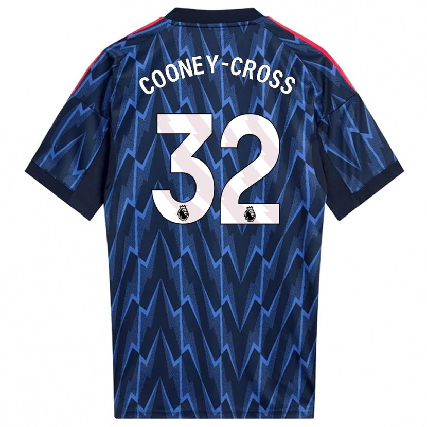 Danxen Dámské Kyra Cooney-Cross #32 Tmavě Modrá Červená Daleko Hráčské Dresy 2025/26 Dres