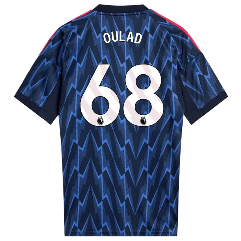 Danxen Dámské Salah-Eddine Oulad M'hand #68 Tmavě Modrá Červená Daleko Hráčské Dresy 2025/26 Dres