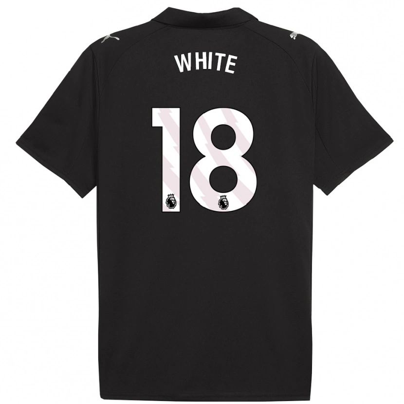 Danxen Dámské Ellen White #18 Černá Bílá Daleko Hráčské Dresy 2025/26 Dres