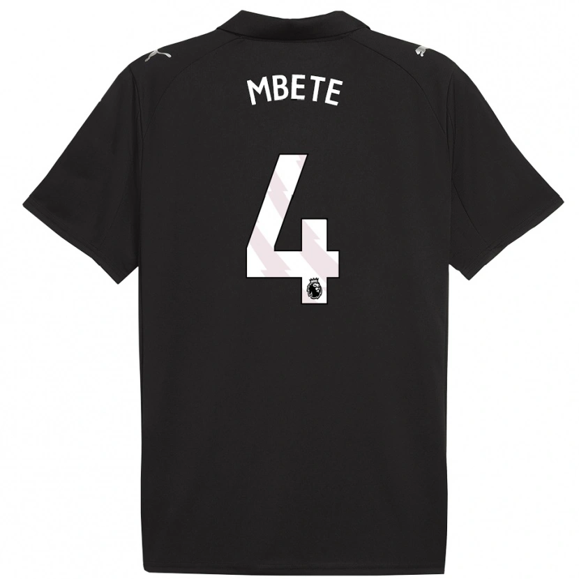 Danxen Dámské Luke Mbete #4 Černá Bílá Daleko Hráčské Dresy 2025/26 Dres