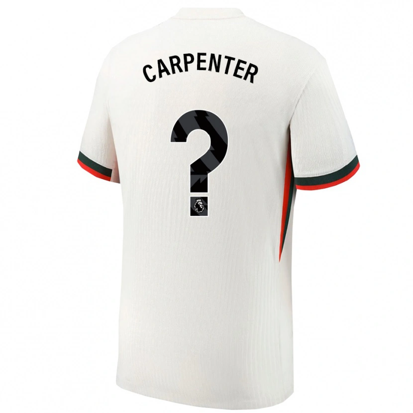 Danxen Dámské Ellie Carpenter #0 Bílá Zelená Daleko Hráčské Dresy 2025/26 Dres