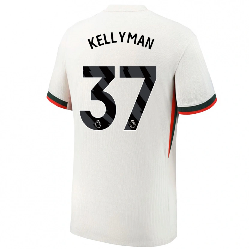 Danxen Dámské Omari Kellyman #37 Bílá Zelená Daleko Hráčské Dresy 2025/26 Dres