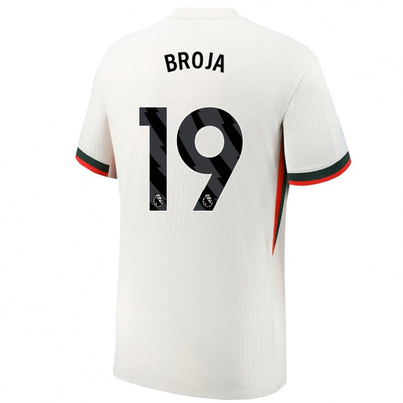 Danxen Dámské Armando Broja #19 Bílá Zelená Daleko Hráčské Dresy 2025/26 Dres
